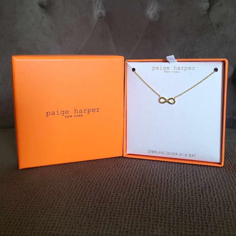 Paige Harper Stationary Infinity♾️ Symbol Necklace - NIB - Picture 14 of 14
